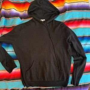 Black knit hoodie (XL)